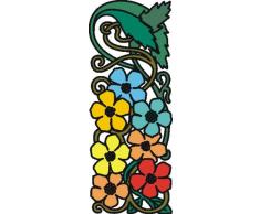 Indigos 4051719715095 Wandtattoo MF135 groÃe Blumewand Ranke Pflanze Tribal Ornament 120 x 46 cm