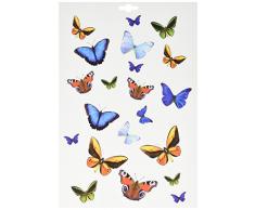 Kleine Wolke 23Â x 34Â cm PVC-Statische Frischhaltefolie fÃ¼r Badezimmer Dekoration, mehrfarbig