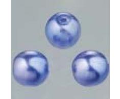 efco Glas Wachs Perlen Luster 6Â mm 40Â Stk. Blau
