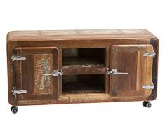 SIT-Möbel Fridge 2615-98 Lowboard 135x40x56, recyceltes Altholz, bunt lackiert