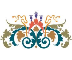 Indigos 4051719764697 Wandtattoo MF391 Ornament tribal 120 x 61 cm