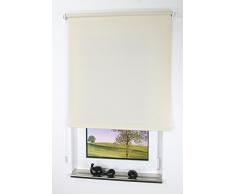 LiedecoÂ® Rollo, Fenster Rollo, Kettenzug-Rollo / 122 x 180 cm (Breite x HÃ¶he), cream / lichtdurchlÃ¤ssig, blickdicht / viele Farben, GrÃ¶Ãen und Typen / Breiten 60-200 cm / variable Montage mÃ¶glich / Hergestellt in Deutschland