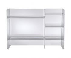 Kartell 9910B4 Regalsystem Sound Rack, transparent
