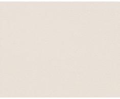 A.S. CrÃ©ation Tapete Caramello, Unitapete, grau, weiÃ, 920454