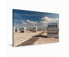 Premium Textil-Leinwand 75 x 50 cm Quer-Format Grömitz - Ostseebad an der Sonnenseite | Wandbild, HD-Bild auf Keilrahmen, Fertigbild auf hochwertigem Vlies, Leinwanddruck von Nordbilder
