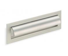 Schwinn 22581 Griff, MÃ¶belgriff, Griffschale, Muschelgriff, Zamak, Bohrlochabstand 128 mm, nickel matt