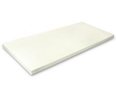 MSS 100200-200.130.7 Viscoelastische Matratzenauflage, ohne Bezug, RG50, 130 x 200 x 7 cm