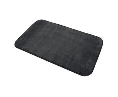 Douceur d Interieur Vitamin Badteppiche Polyester, schwarz, 45 x 75cm