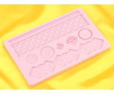 Teigschaber 12677Â flexique Pink Classic Silikon Form, 24Â x 15Â x 1Â cm