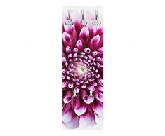 Apalis 78510 Wandgarderobe Aster | Design Garderobe Garderobenpaneel Kleiderhaken Flurgarderobe Hakenleiste Holz Standgarderobe Hängegarderobe | 139x46cm