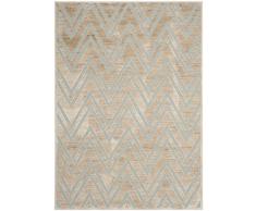 Safavieh Tobago gewebter Teppich, PAR356-3470, Stein / Aquamarin, 160 X 228 cm