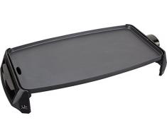 Jata Gr195 Elektrischer Tischgrill, Antihaftbeschichtung, 2.200 W, Schwarz