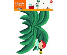 Home Stickers Host 1462 Wandsticker Palmen und Piraten, GrÃ¶Ãe XXL