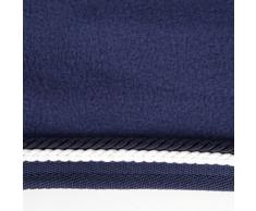 PFIFF 101496 Pferde Polarfleece Decke Pauline, Fleecedecke Pferdedecke, Blau 165
