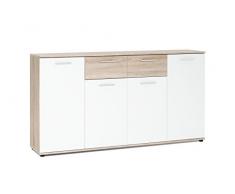 Kommode Jack (3 Farbkombinationen) mit 4 Türen, 2 Schubkästen