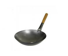 JADE TEMPLE 17056 Wok, Eisenpfanne,grau 14.5 x 51 x 30.5 cm