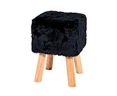 Haku-MÃ¶bel Hocker, 30 x 30 x H: 45 cm, schwarz