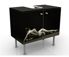 Apalis 58869 Waschbeckenunterschrank Liegender Frauenakt, 60 x 55 x 35 cm