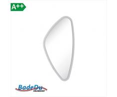 FACKELMANN LED Spiegel Organic Mirrors/Wandspiegel mit umlaufender LED-Beleuchtung/Maße (B x H x T): ca. 40 x 75 x 3 cm/hochwertiger Badspiegel/Breite 40 cm