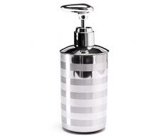 MSV Seifenspender Cordoba aus Edelstahl, Silber, 30 x 20 x 15 cm