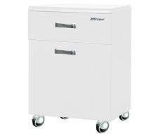 Miami 805703WE Rollcontainer mit einer Schublade und 1 Tür, Holz, weiÃ, 40 x 36 x 61,4 cm