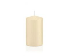 Wiedemann 218116.073 Stumpenkerzen, Wachs, Bisquit, 10 x 6 cm, 16-Einheiten