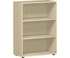 Gera MÃ¶bel S-383001-AH Regal Mailand 3 OH mit StandfÃ¼Ãen, 80 x 40 x 110,4 cm, ahorn