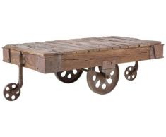 Kare 75613 Couchtisch, Stahlguss, braun, 80 x 135 x 46 cm