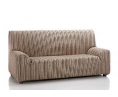 Elastischer Sofabezug Modell Mejico 3 PlÃ¤tze Braun