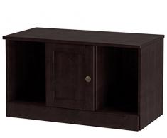 LifeStyleDesign 971025 Sitzbank Ida, 45 x 40 x 80 cm, kiefer, havana