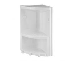 SANIPLAST Arethusa Eck Dusche aus Thermoplast, weiß, 22 x 16 x 29,5 cm