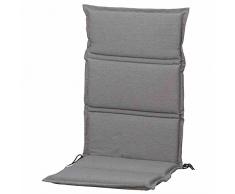 Sun Garden Carla Sesselauflage, Polyester, grau, 119 x 48 x 4 cm, 10217136