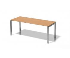 Bisley Cito Schreibtisch, 740 mm HÃ¶henfixes U H 19 x B 2000 x T 800 mm, Dekor Buche, Gestell Silber, Metall, Bc355 Dekor Buche, Gestell Silber, 80 x 200 x 85 cm