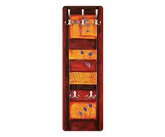 Apalis 79168 Wandgarderobe Memory | Design Garderobe Garderobenpaneel Kleiderhaken Flurgarderobe Hakenleiste Holz Standgarderobe Hängegarderobe | 139x46cm