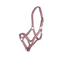 HKM 567341 Nylonhalfter Flags mit Karabinerhaken, S