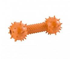 Spielzeug für Hunde, Gummi pienasbarra Spike, 14 mit Glocke, Orange