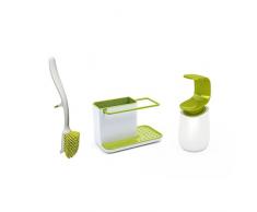 Joseph Joseph Ordnungshelfer für Das Spülbecken, 20 x 29 x 19 cm, Plastik, weiÃ/grün, 3er-Set