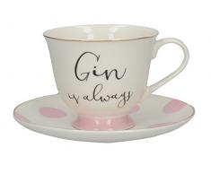Creative Tops Ava & I Gin Tonic-Tasse und Untertasse