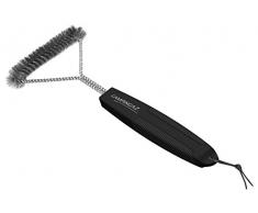 Campingaz Grillbürste, dreieckige Grill Bürste aus Edelstahl, Grillzubehör, Stahlbürste zur Grillreinigung, extra langer Stiel