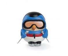 Studio Egan ml18sp/2SC Figur Ski Typ GOOFI, Keramik, Mutlicolore, 8Â x 8Â x 10Â cm