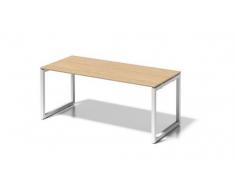 Bisley Cito Schreibtisch, 740 mm HÃ¶henfixes O H 19 x B 1800 x T 800 mm, Dekor Ahorn, Gestell VerkehrsweiÃ, Metall, Mp396 Dekor Ahorn, Gestell VerkehrsweiÃ, 80 x 180 x 85 cm