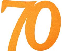 Petras Bastel News Streudeko, Fliz, dottergelb, 18 x 12 x 3 cm