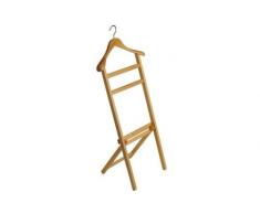 Mawa Kleiderbügel 43 cm Herrendiener Modell Wear Damen/Herren Premium-Kleiderbügel, Buche