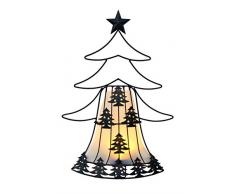 ABC Home Garden Solarleuchte ❄ ❄ Gartendeko Weihnachtsbaum ❄ Weihnachtsdeko ❄ LED ❄ EIN- & Ausschalter ❄ ❄, Rot, 12,5 x 37 x 52 cm