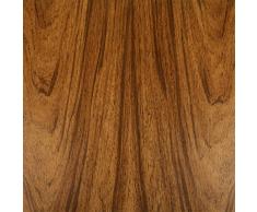 Venilia Nuss Klebefolie Dekofolie Möbelfolie Tapeten selbstklebende Folie, PVC, Natur-Holzoptik braun, 45cm x 3m, 95µm (Stärke: 0,095 mm), 53150, 45 x 300 cm