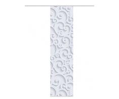 Home Fashion Schiebevorhang Dekostoff Digitaldruck ORNAMO, Polyester, Grau, 245 x 60 cm