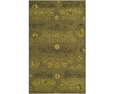 Safavieh Malta gewebter Teppich, PAL129-56C10, Schwarz/GrÃ¼n, 121 X 182 cm