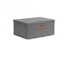STORE.IT Premium Home Storage | Ordnungsbox mit Deckel XL | 54x40x25cm | MDF verstärkt