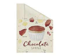 Lichtblick Fensterfolie 50 x 50 cm mit Motiv Chocolate - Beige Braun, Selbstklebender Sichtschutz ohne Bohren, blickdichtes Fensterdekor, für alle Glasflächen