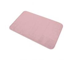 Douceur d Interieur Vitamin Badteppiche Polyester, Polyester, Powder Pink, 45 x 75cm